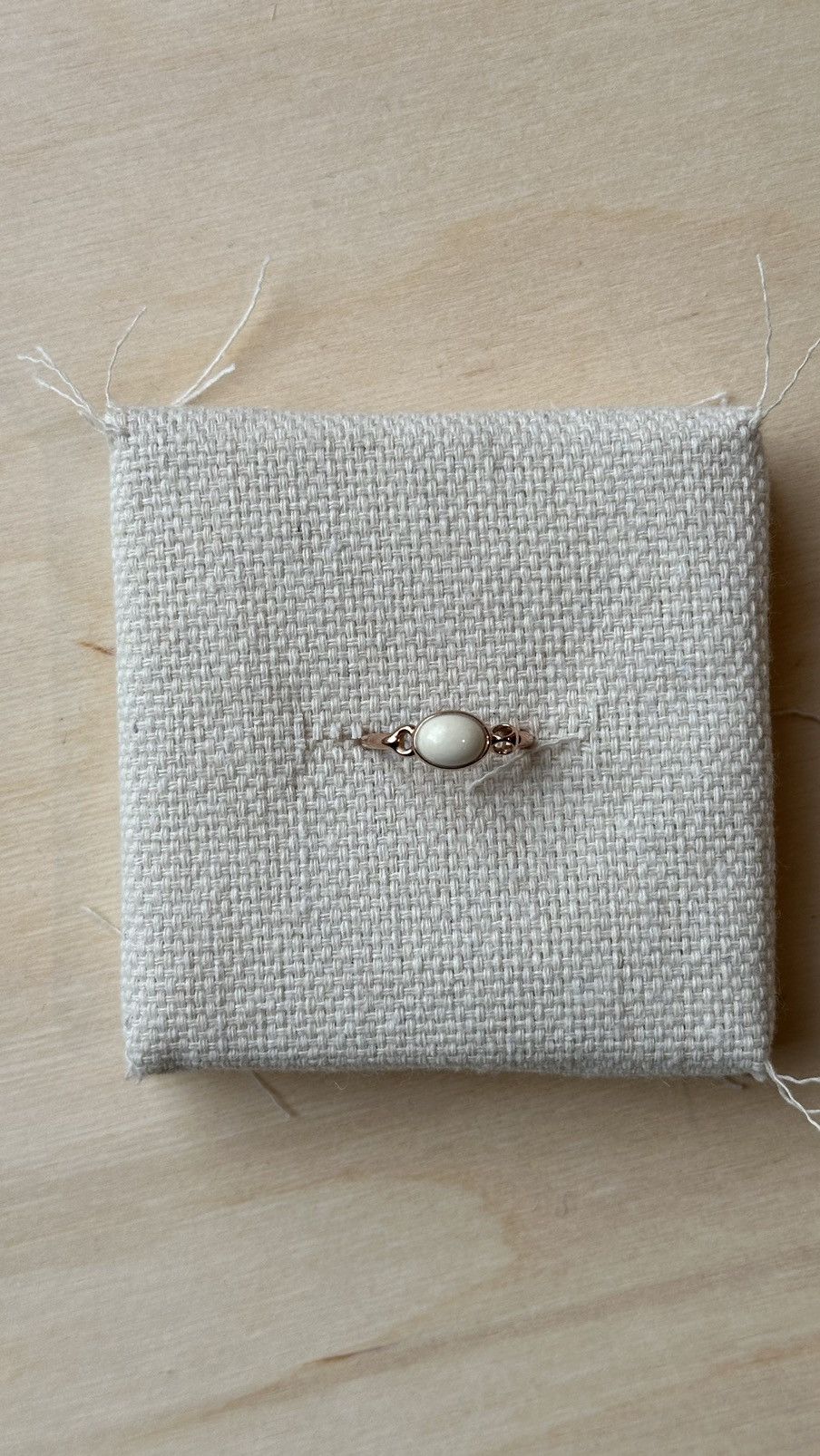 Other Di Modolo White Agate Ring Silver plated 18k Rose Gold 6.5 Size ONE SIZE - 10 Thumbnail