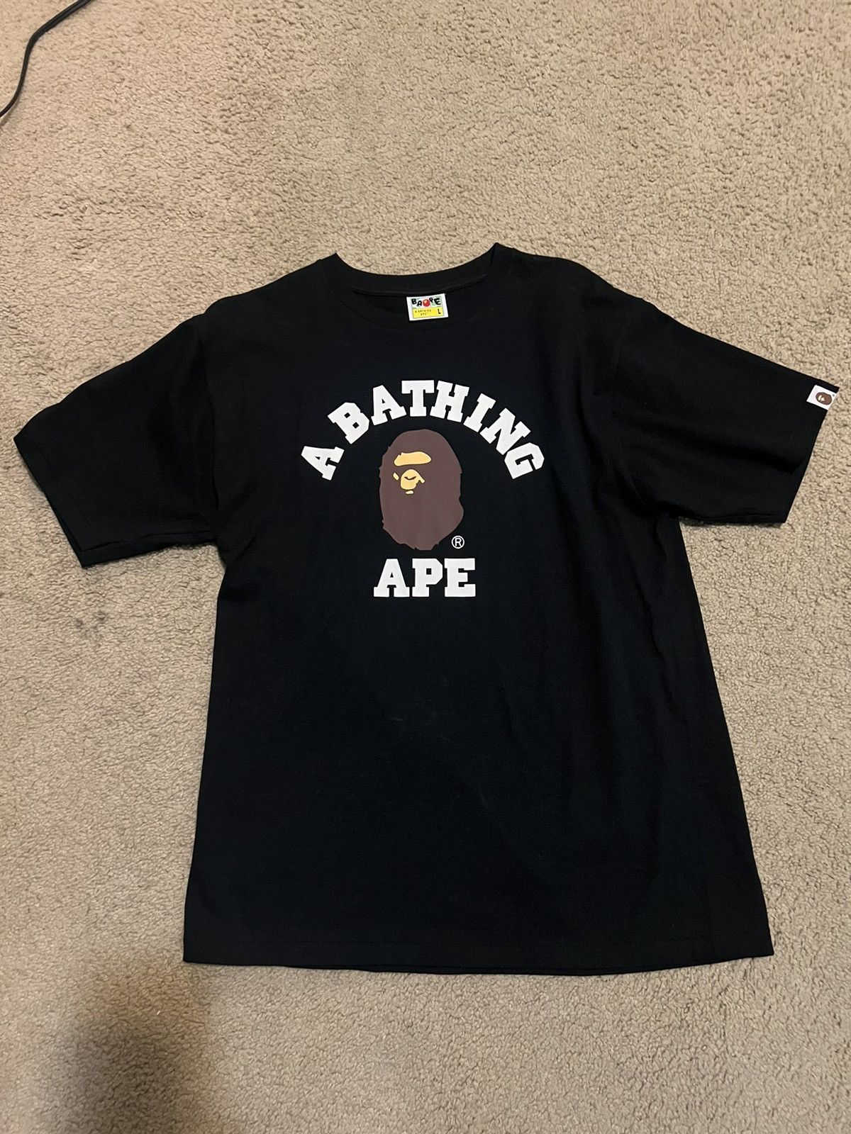 Bape Bape A Bathing Ape College Tee Size US L / EU 52-54 / 3 - 1 Thumbnail