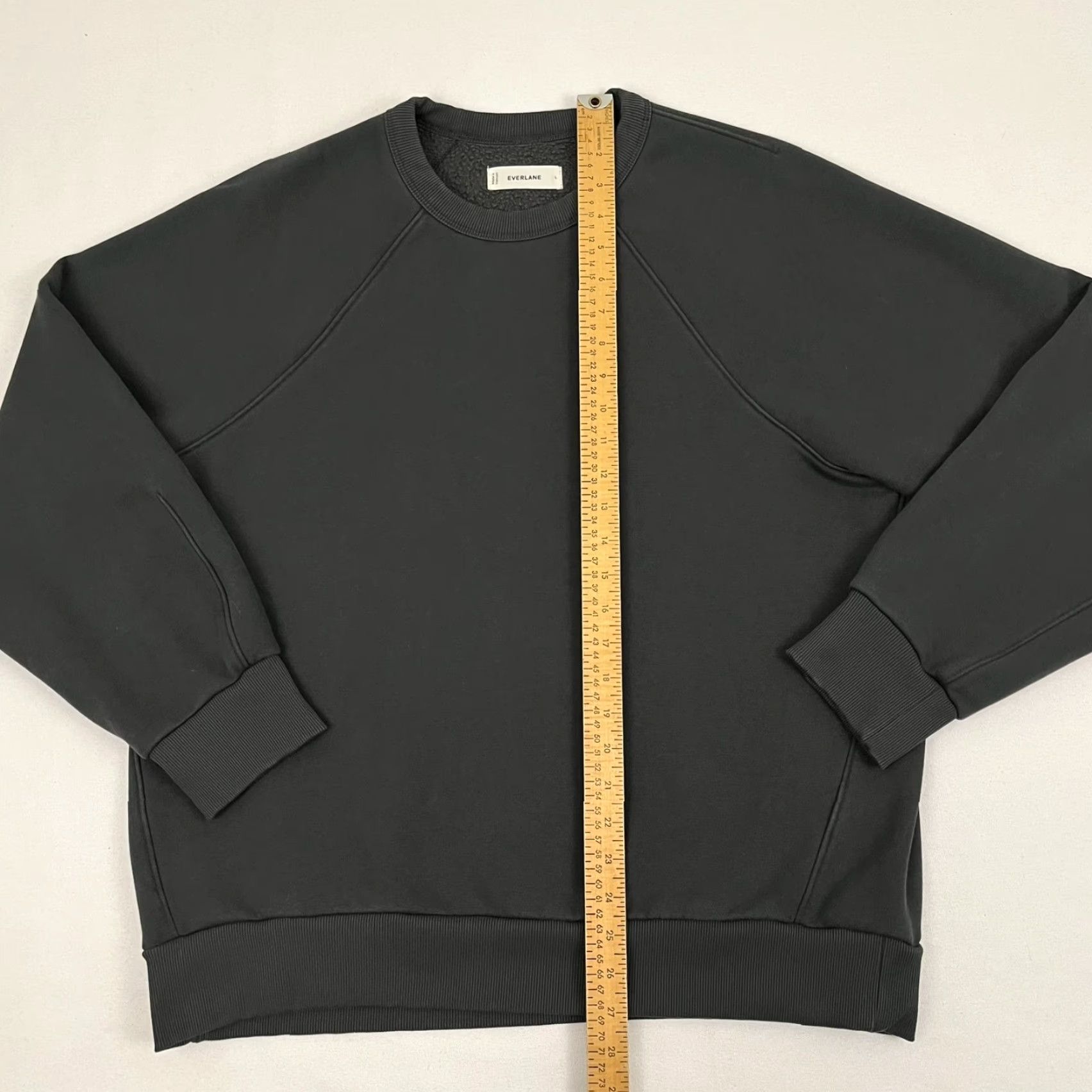 Everlane Everlane Sweatshirt Mens L Gray Luxe Fleece Crewneck Pullover Off Duty Terry Sweatshirt Size US L / EU 52-54 / 3 - 3 Thumbnail