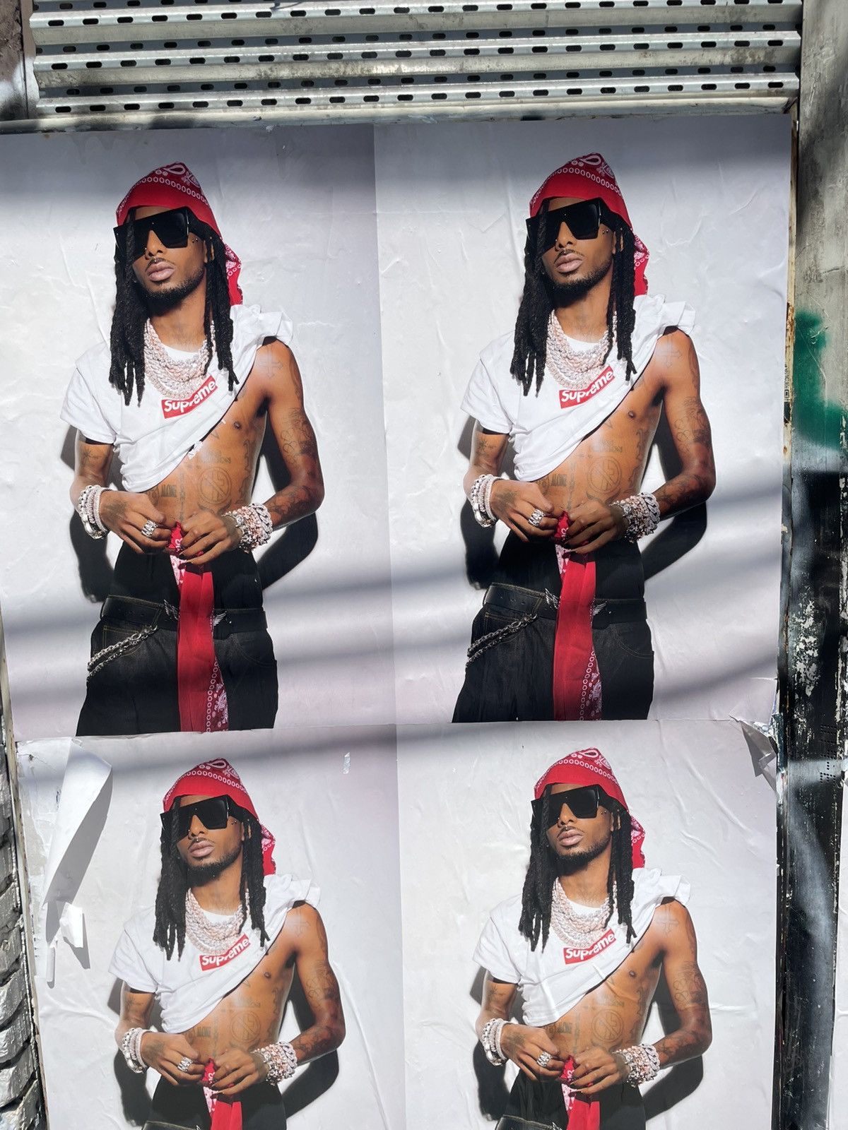 Supreme Supreme Playboi Carti Poster Size ONE SIZE - 1 Thumbnail