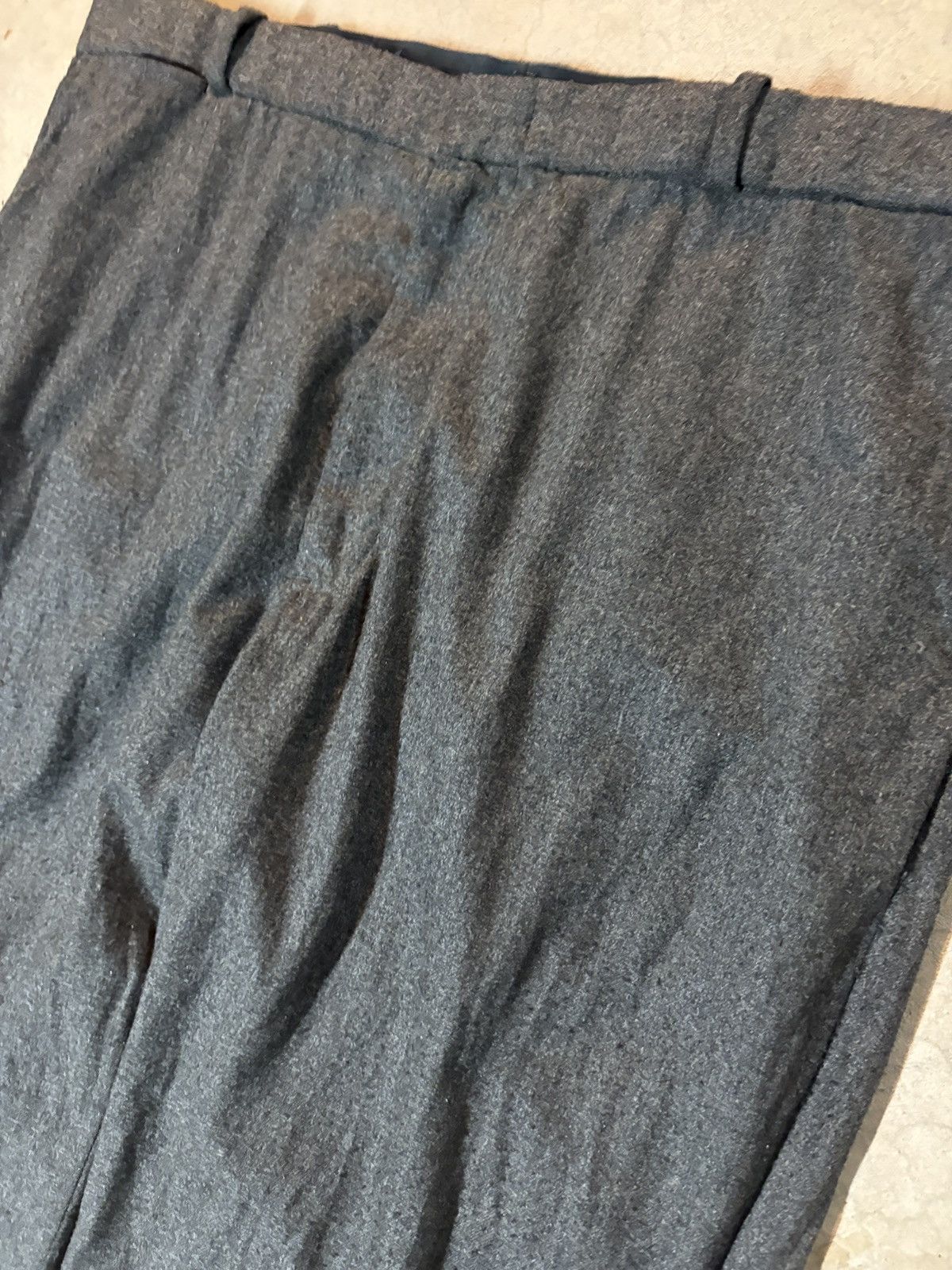 Polo Ralph Lauren Vintage 90s Polo Ralph Lauren Wool Pants Gray Size 40x30 Size US 40 / EU 56 - 2 Thumbnail
