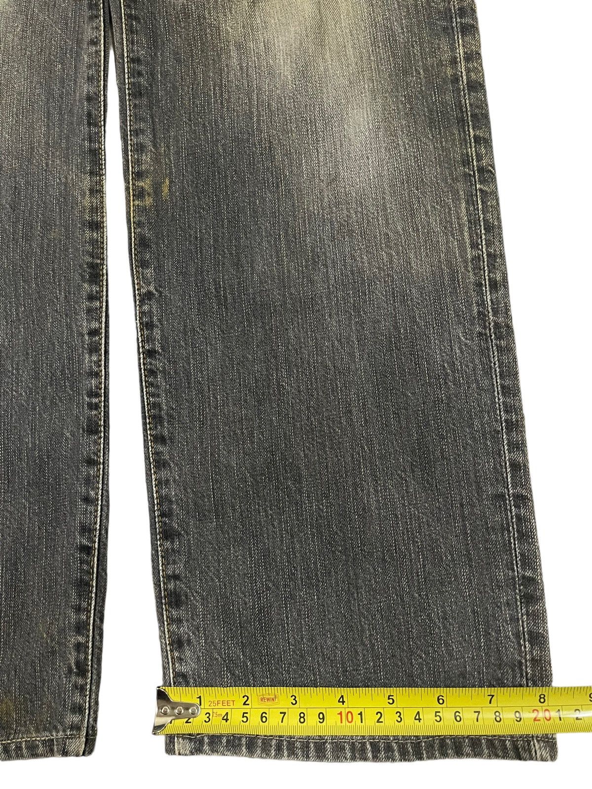 Edwin Vintage Edwin 503 Blue Wash Style Distress Jeans Size US 32 / EU 48 - 16 Thumbnail