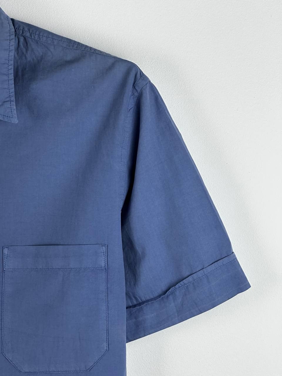 Designer OSKA Luxury Short Sleeve Shirt Blue Size US L / EU 52-54 / 3 - 5 Thumbnail