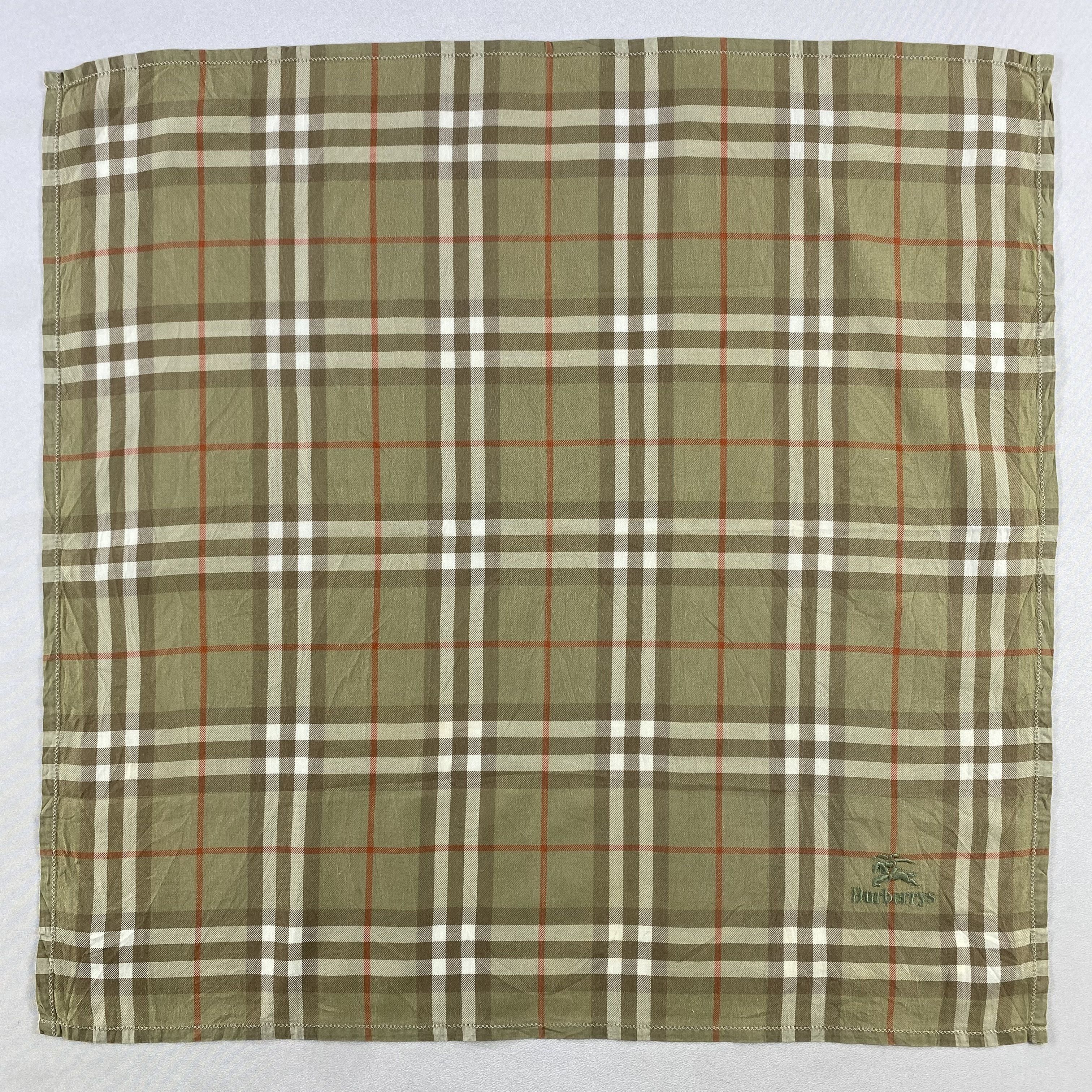 Burberry × Vintage Burberry Bandana/ Handkerchief / Neckerchief Size ONE SIZE - 1 Thumbnail