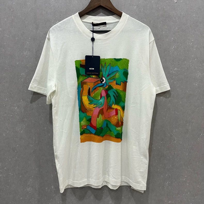 Louis Vuitton Louis Vuitton Cartoon Graffiti Printing short sleeves 2505- Size US L / EU 52-54 / 3 - 1 Thumbnail