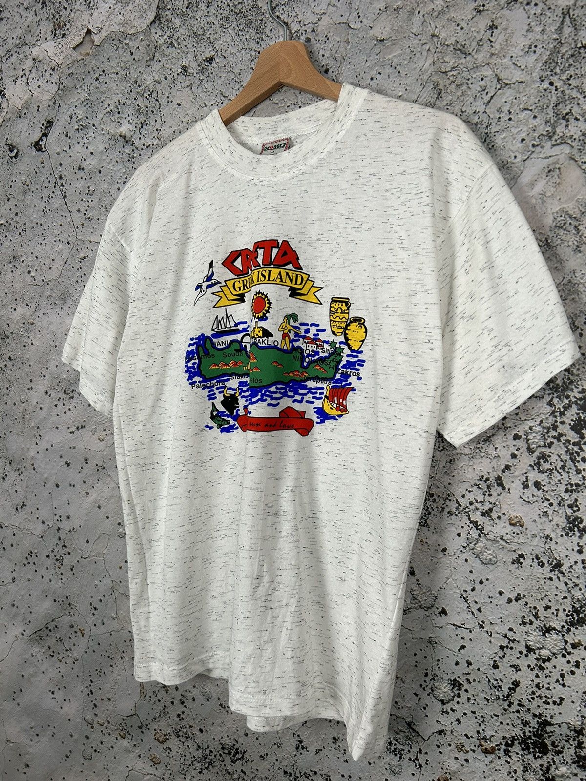 Other Vintage Creta Island Tourist Graphic Tee 90s Hype Size US M / EU 48-50 / 2 - 2 Thumbnail