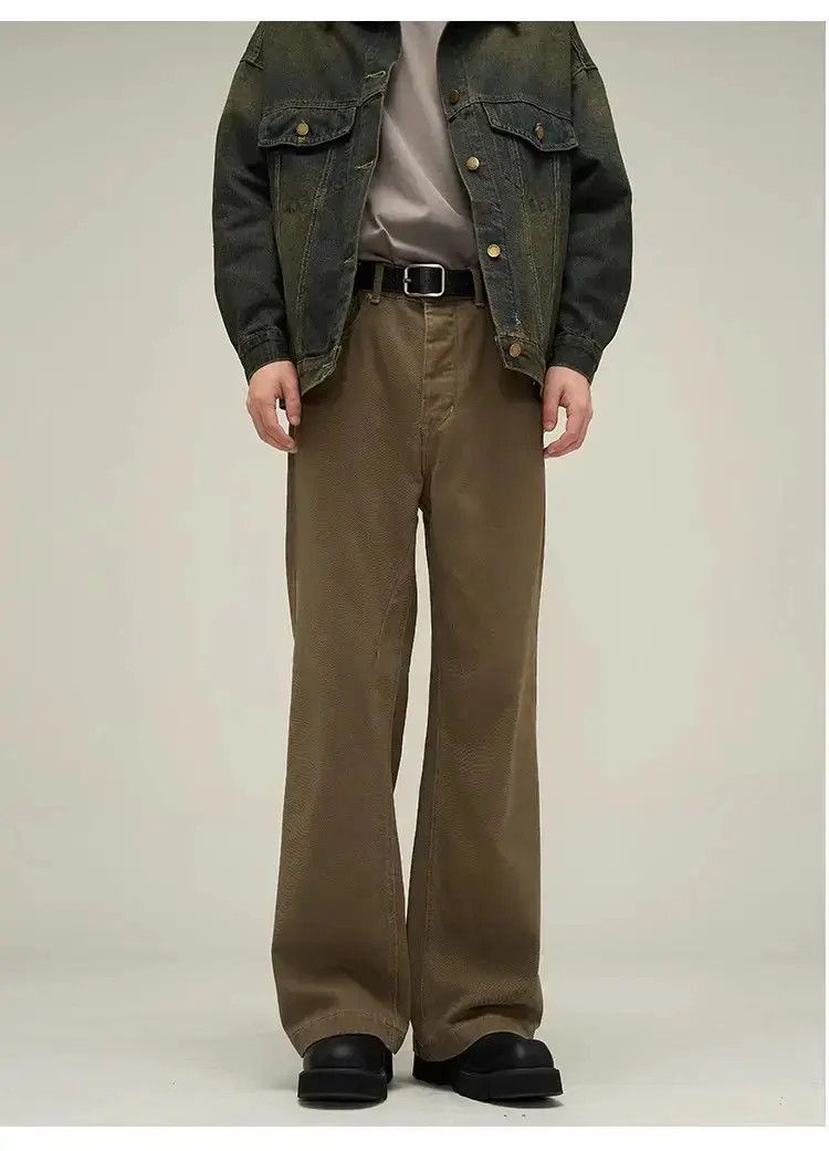 Japanese Brand Retro coffee colored jeans Size US 30 / EU 46 - 5 Thumbnail