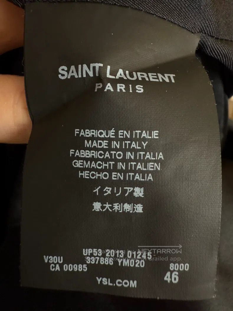 Saint Laurent Paris Saint Laurent Paris Jacket Size US S / EU 44-46 / 1 - 4 Thumbnail