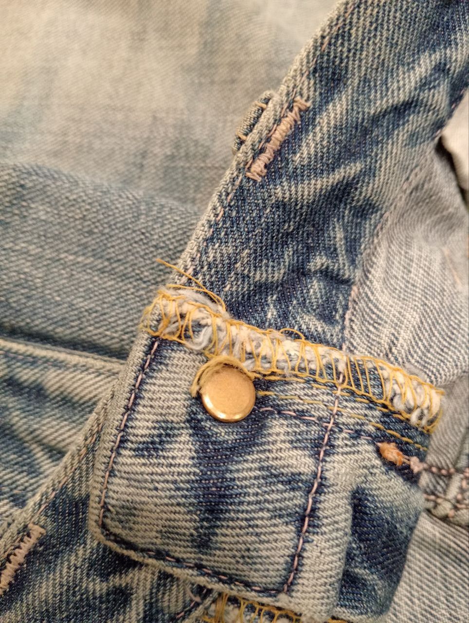 Lee RARE VINTAGE LEE RIDER ZIPPER GRIPPER SELVEDGE JEANS Size US 33 - 8 Thumbnail