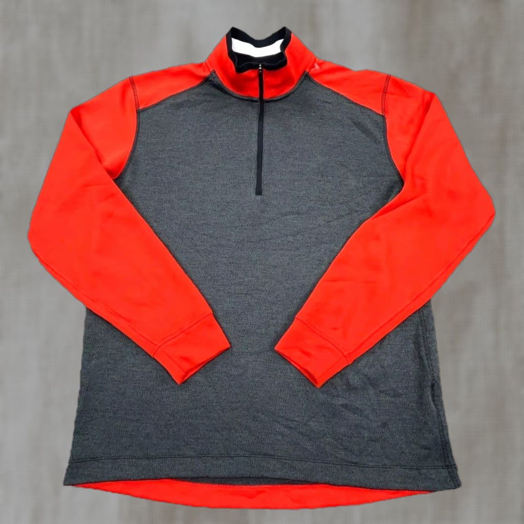 Nike Nike Sweatshirt Men M Red Gray Pullover Dri Fit Performance 1/4 Zip Logo Zipper Golf Nike Golf Crewneck Sweater Size US M / EU 48-50 / 2 - 1 Thumbnail