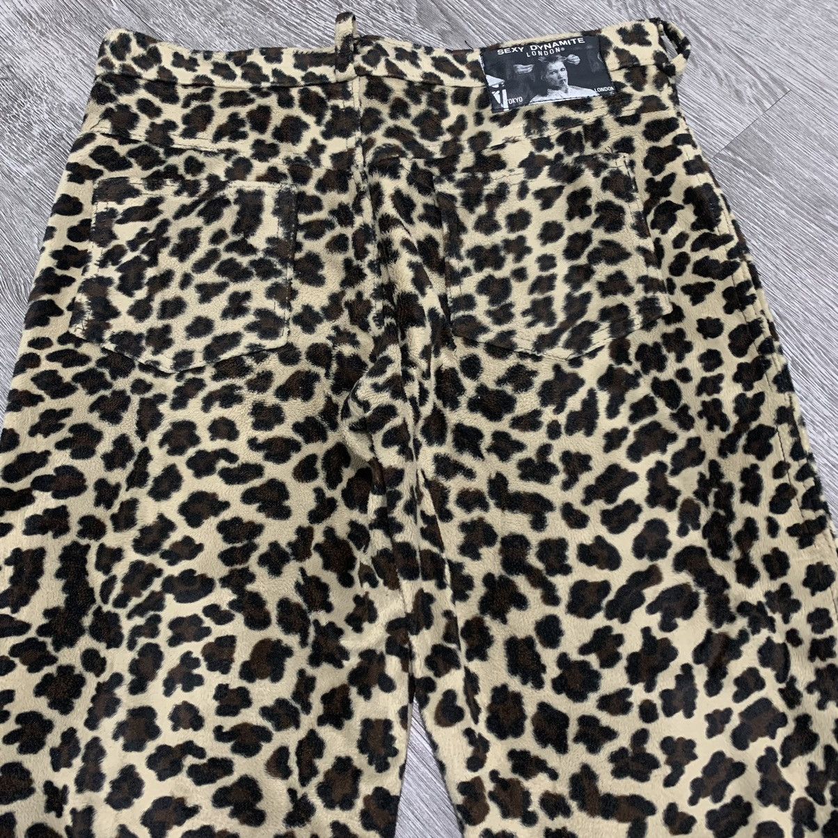 Beauty Beast Sexy Dynamite London Leopard Fleece Pant Size US 32 / EU 48 - 3 Thumbnail