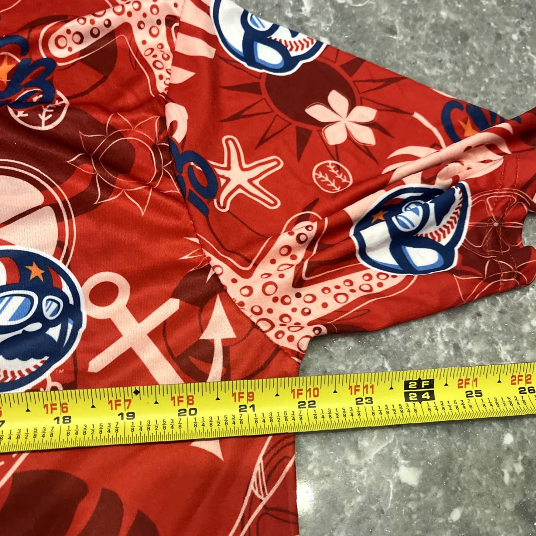 Canon VINTAGE Kannapolis Cannon Ballers Hawaiian Shirt XL Men Red Short Sleeve Button-Up Hawaiian Theme Size US XL / EU 56 / 4 - 3 Thumbnail
