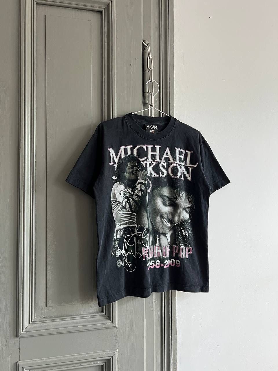 Band Tees × Michael Jackson Michael Jackson 1958-2009 King Of Pop Singer Promo Tee Band Size US M / EU 48-50 / 2 - 1 Thumbnail
