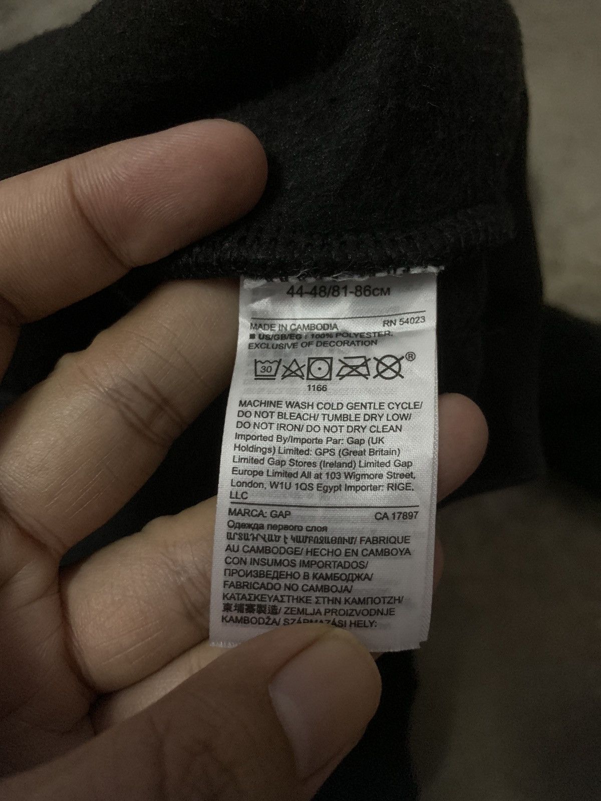 Gap Gap Fleece Sweatshirt Drawstrings Hoodies Size US M / EU 48-50 / 2 - 6 Thumbnail