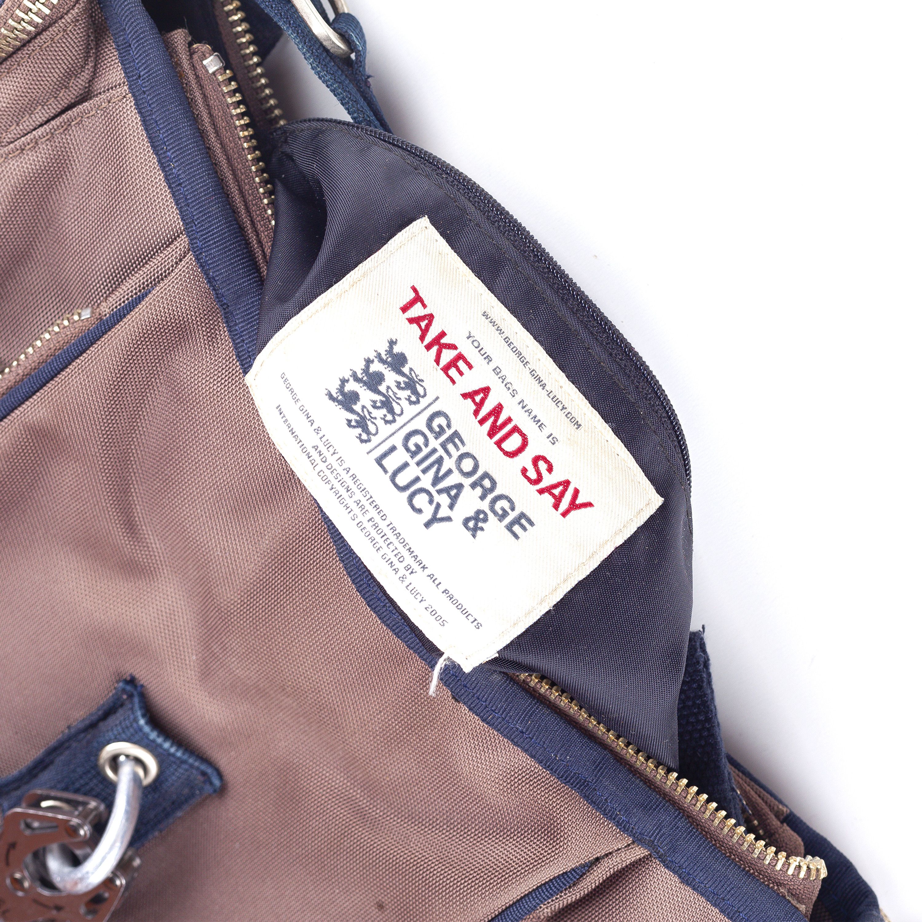 George Gina & Lucy GG&L George Gina & Lucy “TAKE AND SAY” Brown Shoulder Bag Size ONE SIZE - 4 Thumbnail