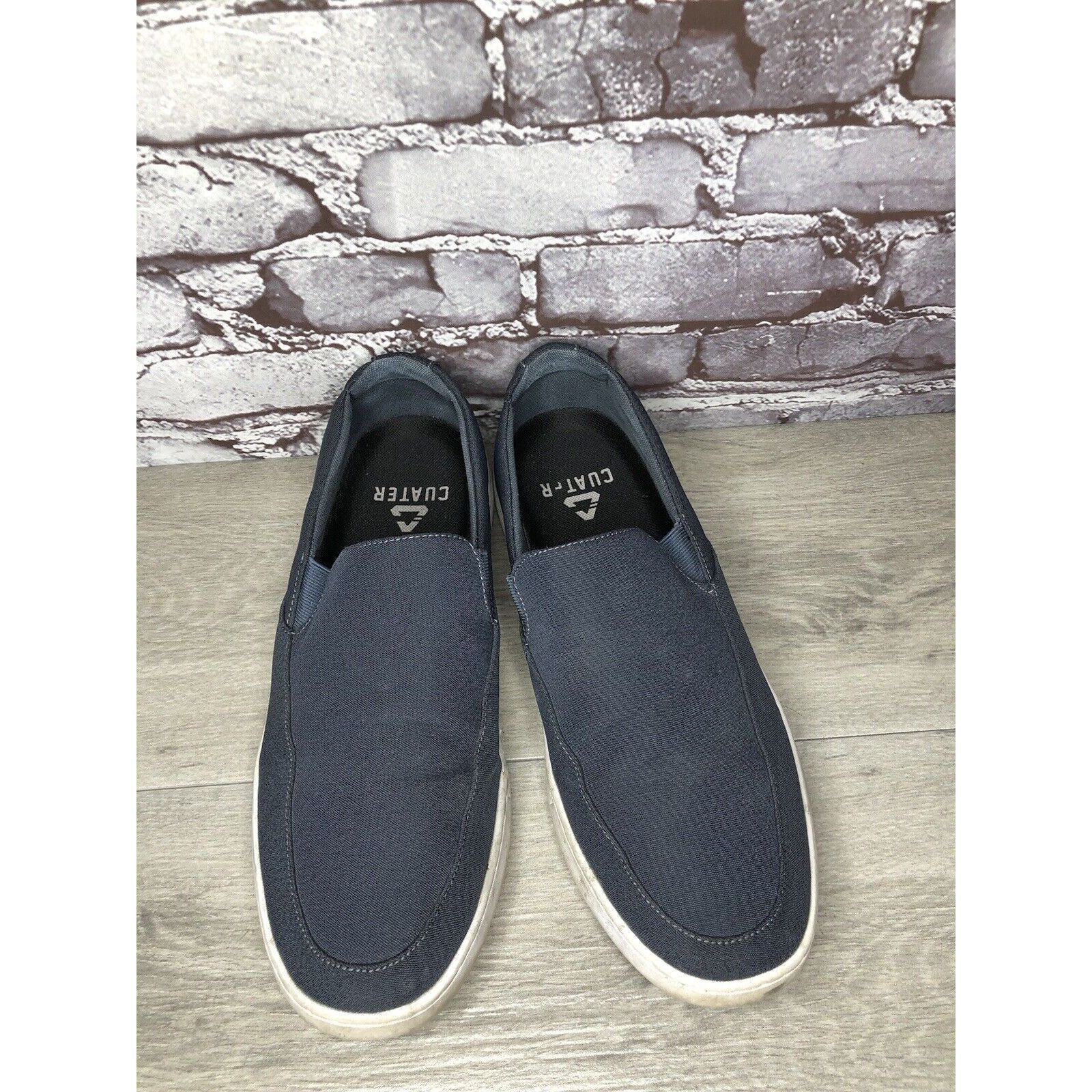 Other Cuater Tracer Navy Blue Canvas Fabric Slip On Casual Shoes M Size US 13 / EU 46 - 17 Thumbnail