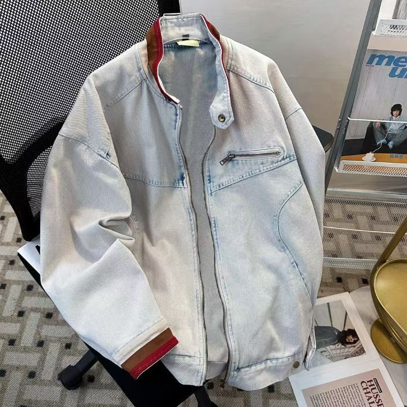 Vintage Vintage Washed Denim Jacket Size US M / EU 48-50 / 2 - 2 Thumbnail