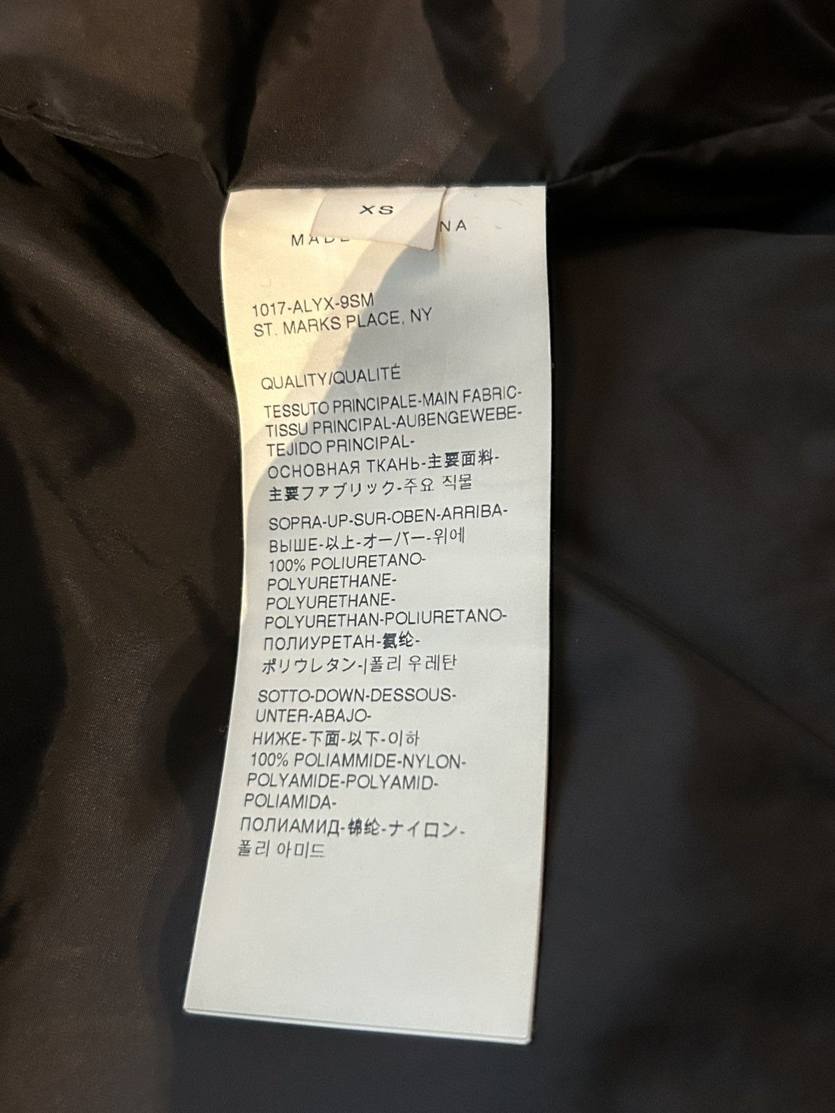 1017 ALYX 9SM 1017 ALYX 9SM Puffer Jacket Size US XS / EU 42 / 0 - 9 Thumbnail