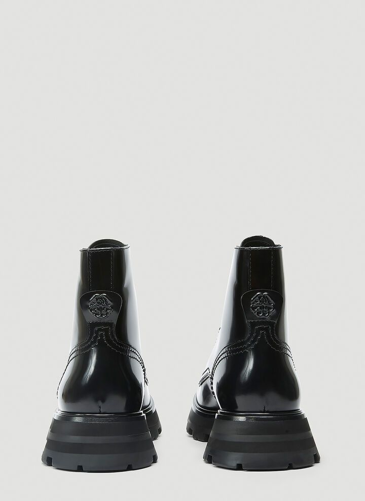 Alexander McQueen o1w1db10925 Wander Boot in Black Size US 10.5 / IT 40.5 - 4 Thumbnail