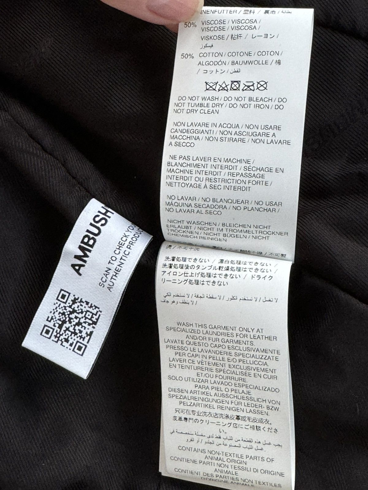 Ambush Design New Ambush shearling mongolian leather coat, size M Size M / US 6-8 / IT 42-44 - 10 Thumbnail