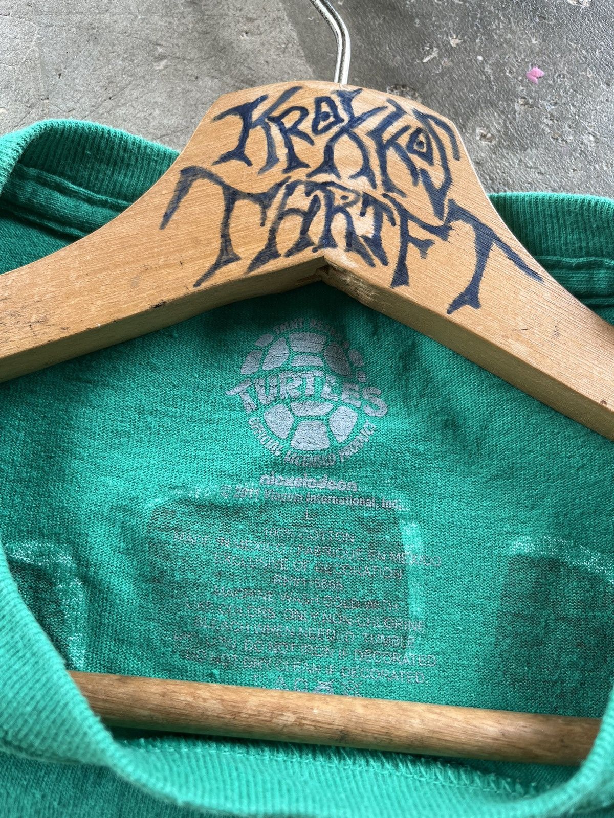 Cartoon Network × Vintage 💥RARE Vintage Ninja Turtle Teenage Mutant Mirror Print Tees Size US L / EU 52-54 / 3 - 5 Thumbnail