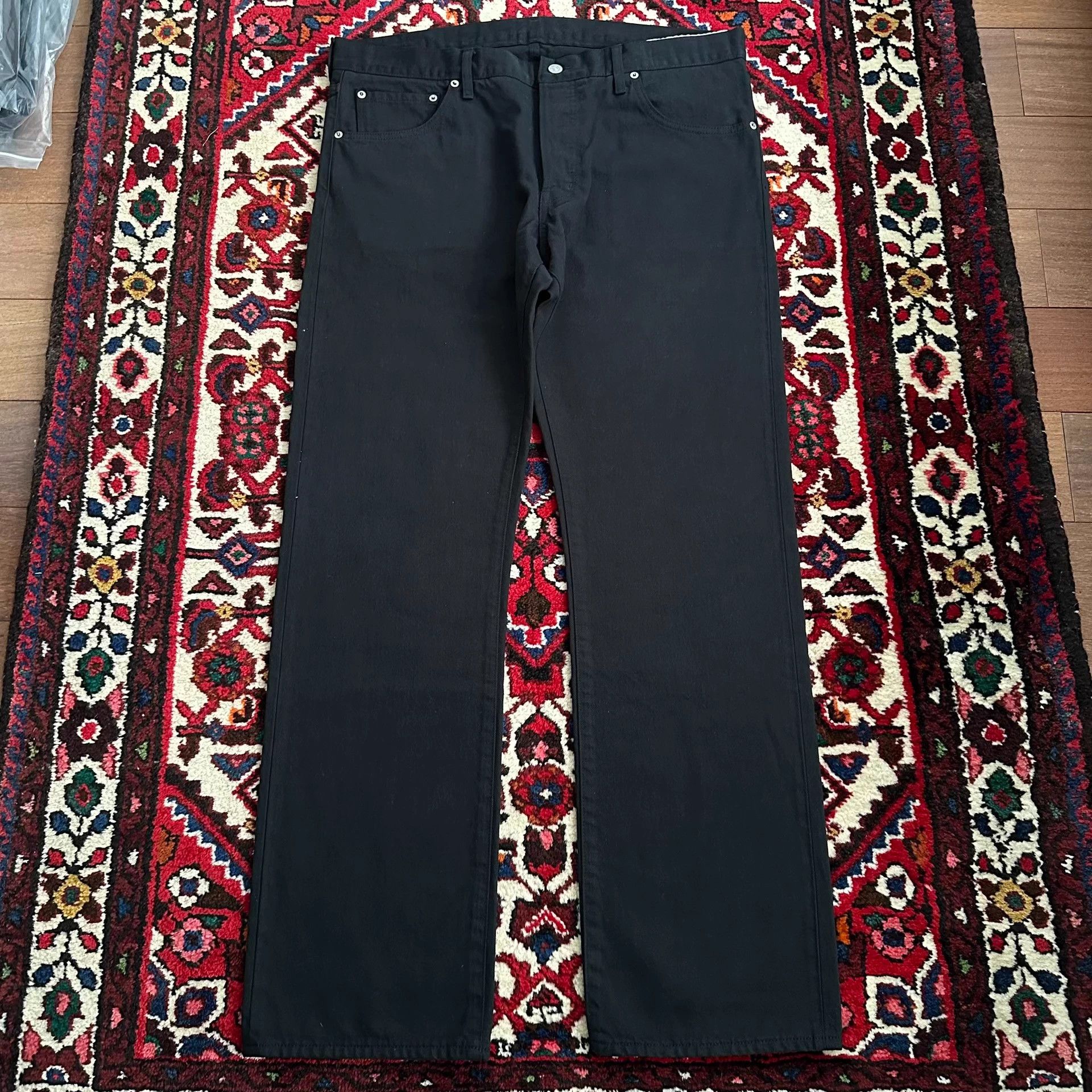 VISVIM 21AW OVERDYE SPOT Black Dyed Jeans 4