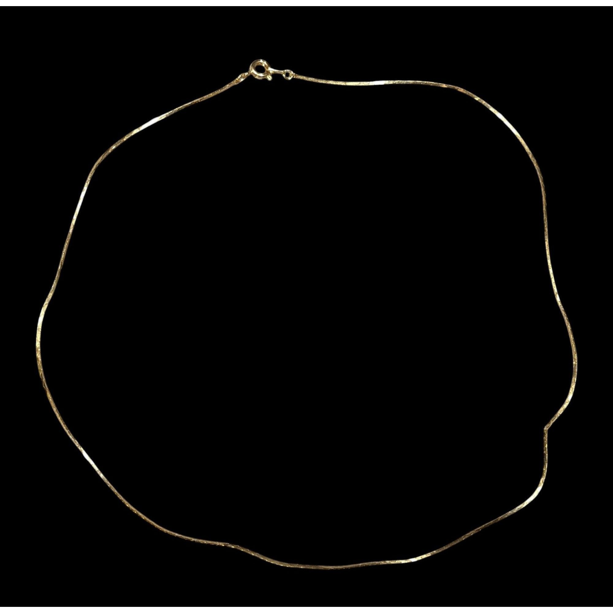Other Simple Minimalist Gold Tone Chain Necklace Size ONE SIZE - 2 Thumbnail