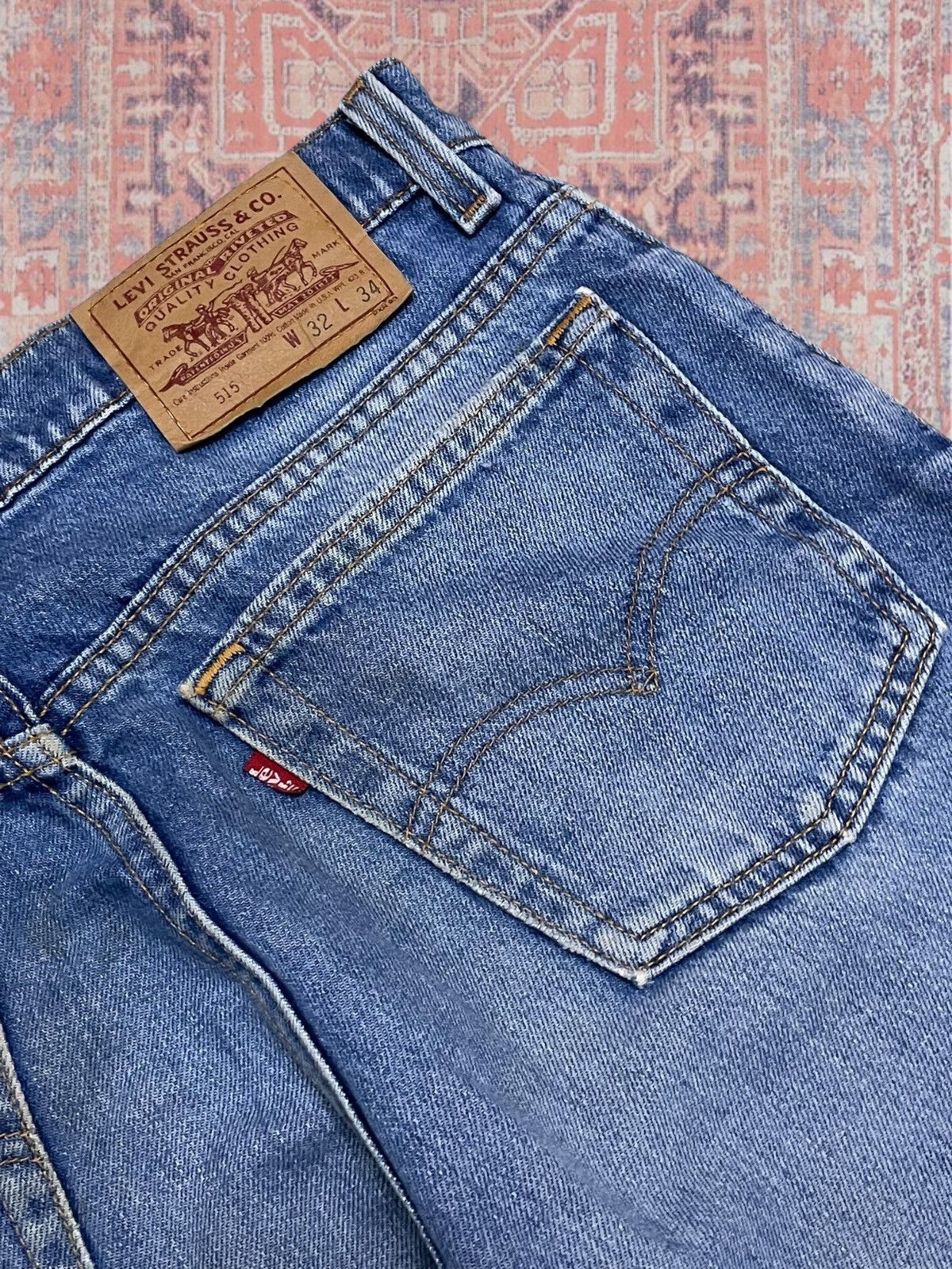 Levi's Vintage Clothing Vintage 1990s Designer Levis 515 Classic Streetwear Denim Size US 30 / EU 46 - 16 Thumbnail