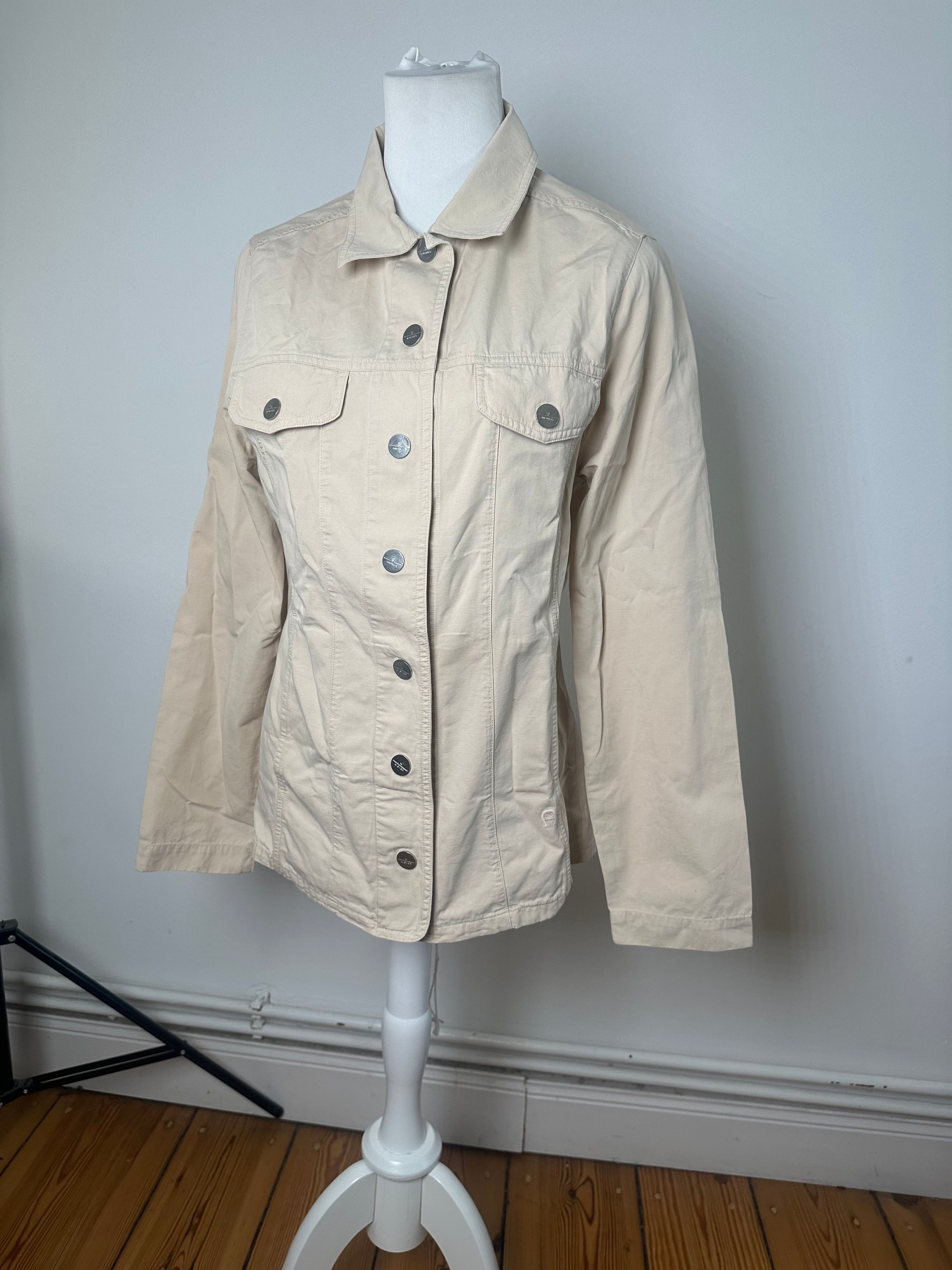 Aigner Vintage Cotton Jacket Beige Size M / US 6-8 / IT 42-44 - 1 Thumbnail