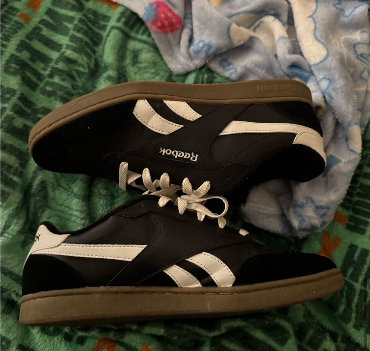 Reebok × Vintage Vintage Reebok “GATs” Black/White Gum Sole Sneakers Men 10 Size US 10 / EU 43 - 4 Thumbnail