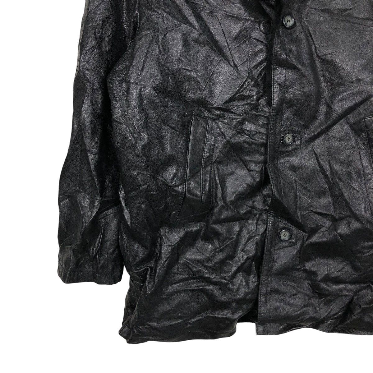 Japanese Brand VINTAGE GENUINE LEATHER JACKET BIKE BRUMAS MINK FUR BLANKET Size US S / EU 44-46 / 1 - 6 Thumbnail