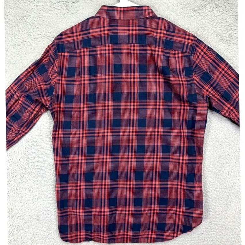 Bonobos Bonobos Button Down Shirt Men Slim Fit Long Sleeve Red Plaid Tartan 100% Cotton Button-Up Adult Medium Size US M / EU 48-50 / 2 - 3 Thumbnail
