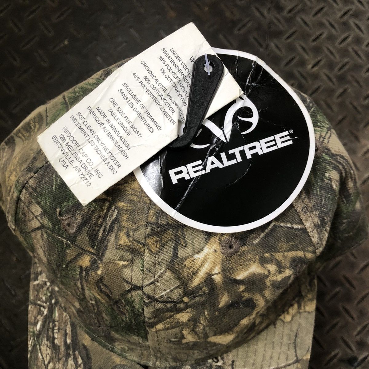 Realtree 🔥NOS🔥Crazy Vintage Realtree Official Camouflage Hat Size ONE SIZE - 6 Thumbnail