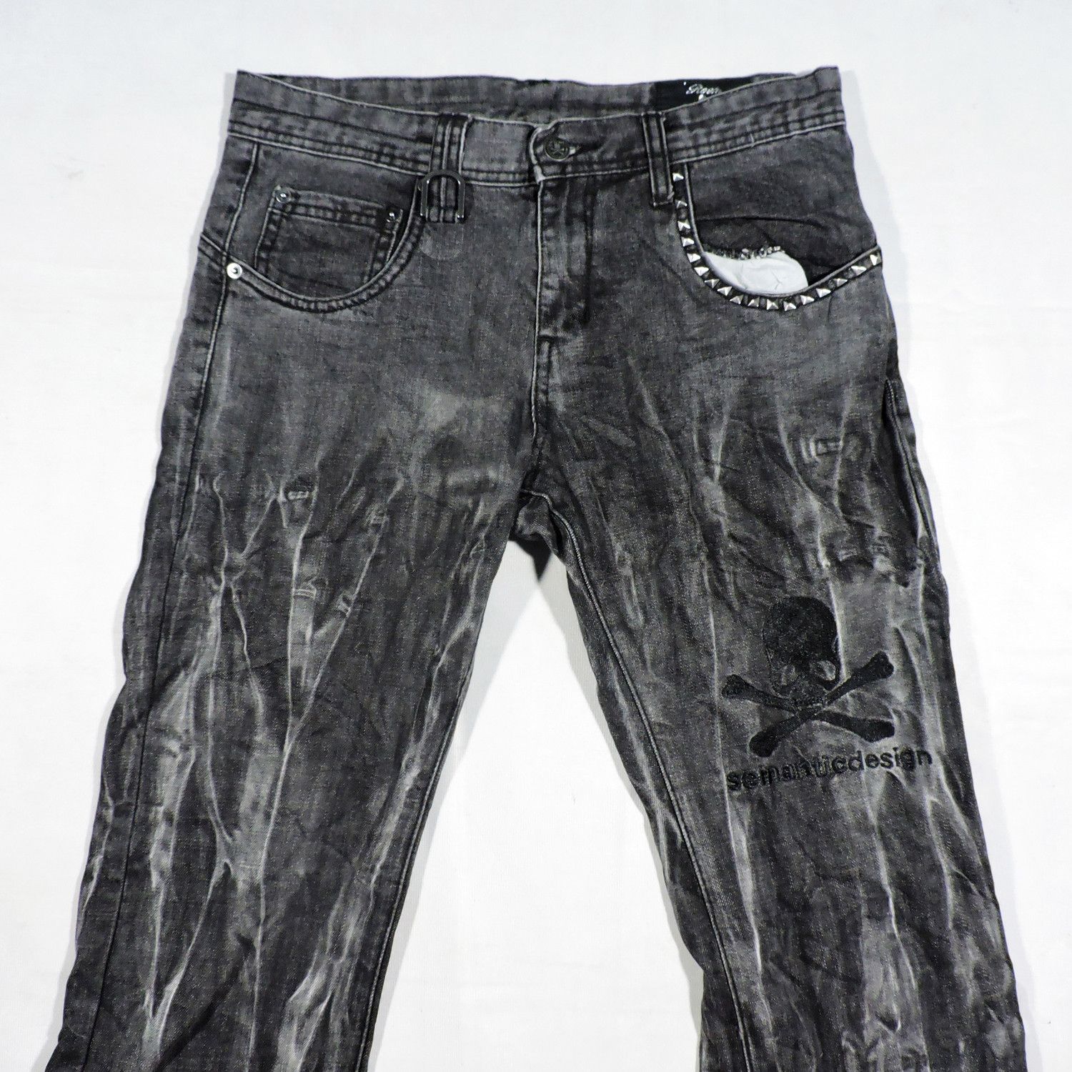 Roen ROEN MASTERMIND JAPAN X SEMANTIC DESIGN DENIM LONG PANTS Size US 30 / EU 46 - 4 Thumbnail