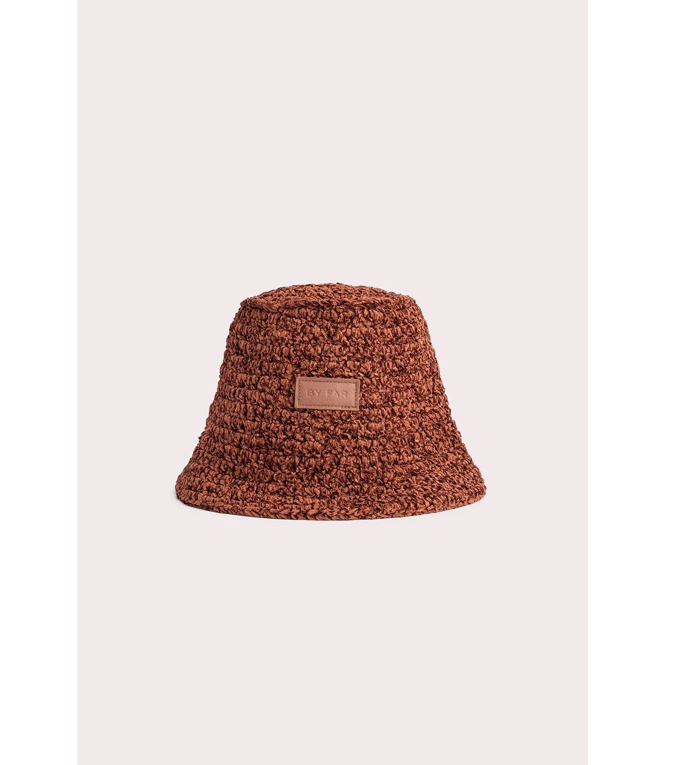 By Far Robbie Chestnut Chenille Hat Size ONE SIZE - 1 Thumbnail