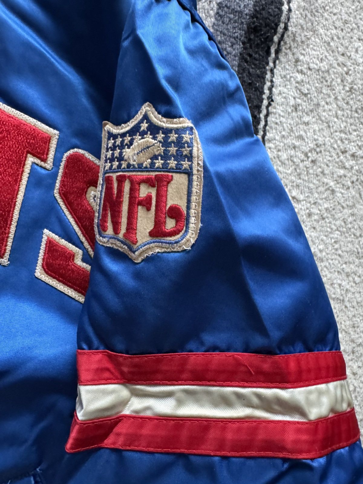 Starter Vintage 80s/90s New York Giants NFL Football Starter Jacket Size US L / EU 52-54 / 3 - 4 Thumbnail