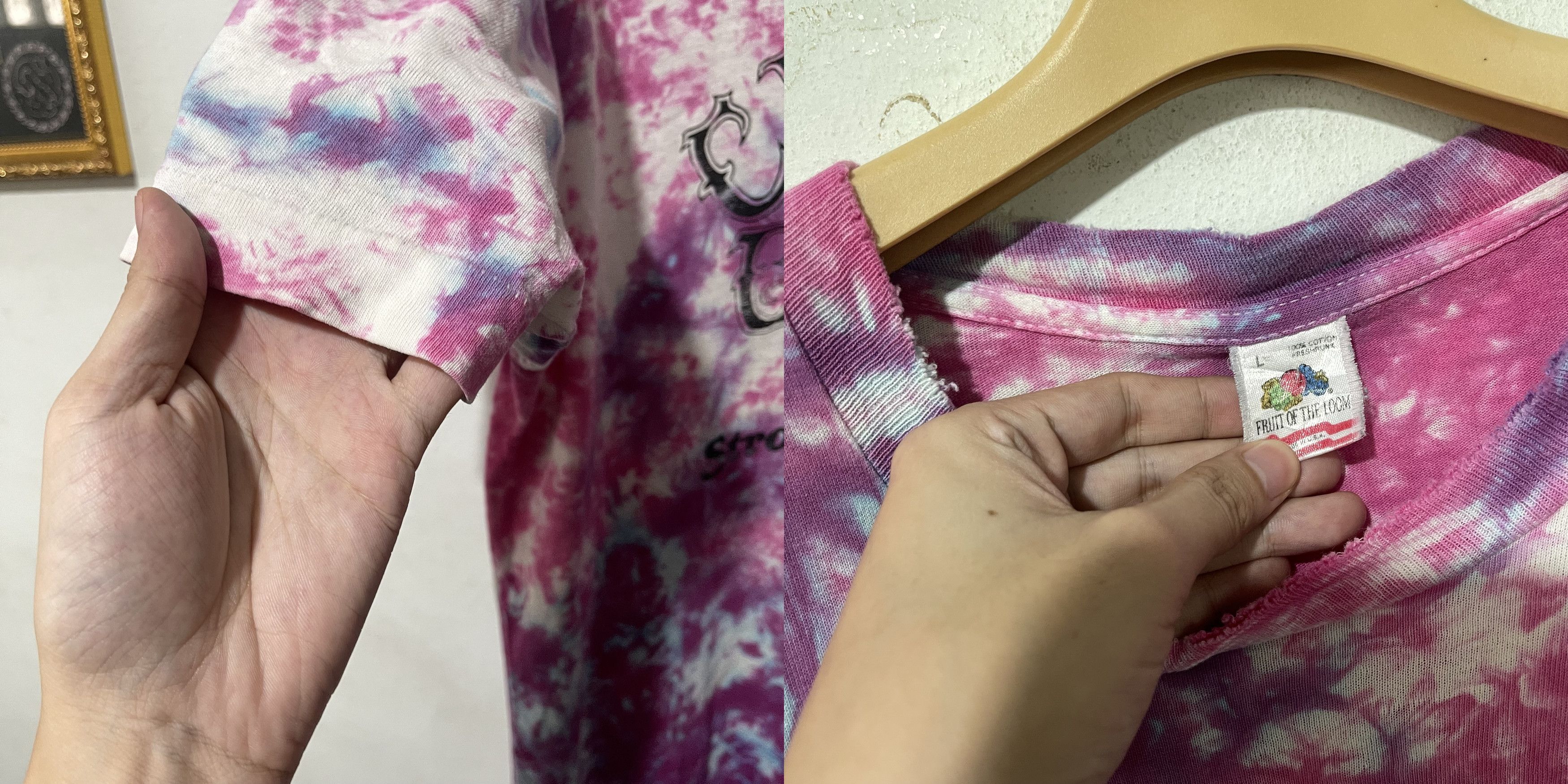Grateful Dead Vintage 90s Cherry Garcia Ben & Jerrys Tie Dye Shirt Size US L / EU 52-54 / 3 - 5 Thumbnail