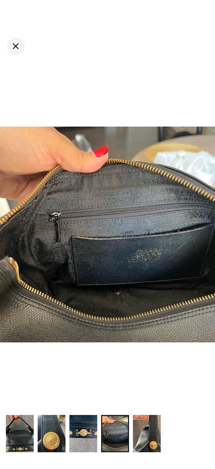 Versace Versace Vanity Latch Bag Size ONE SIZE - 4 Thumbnail