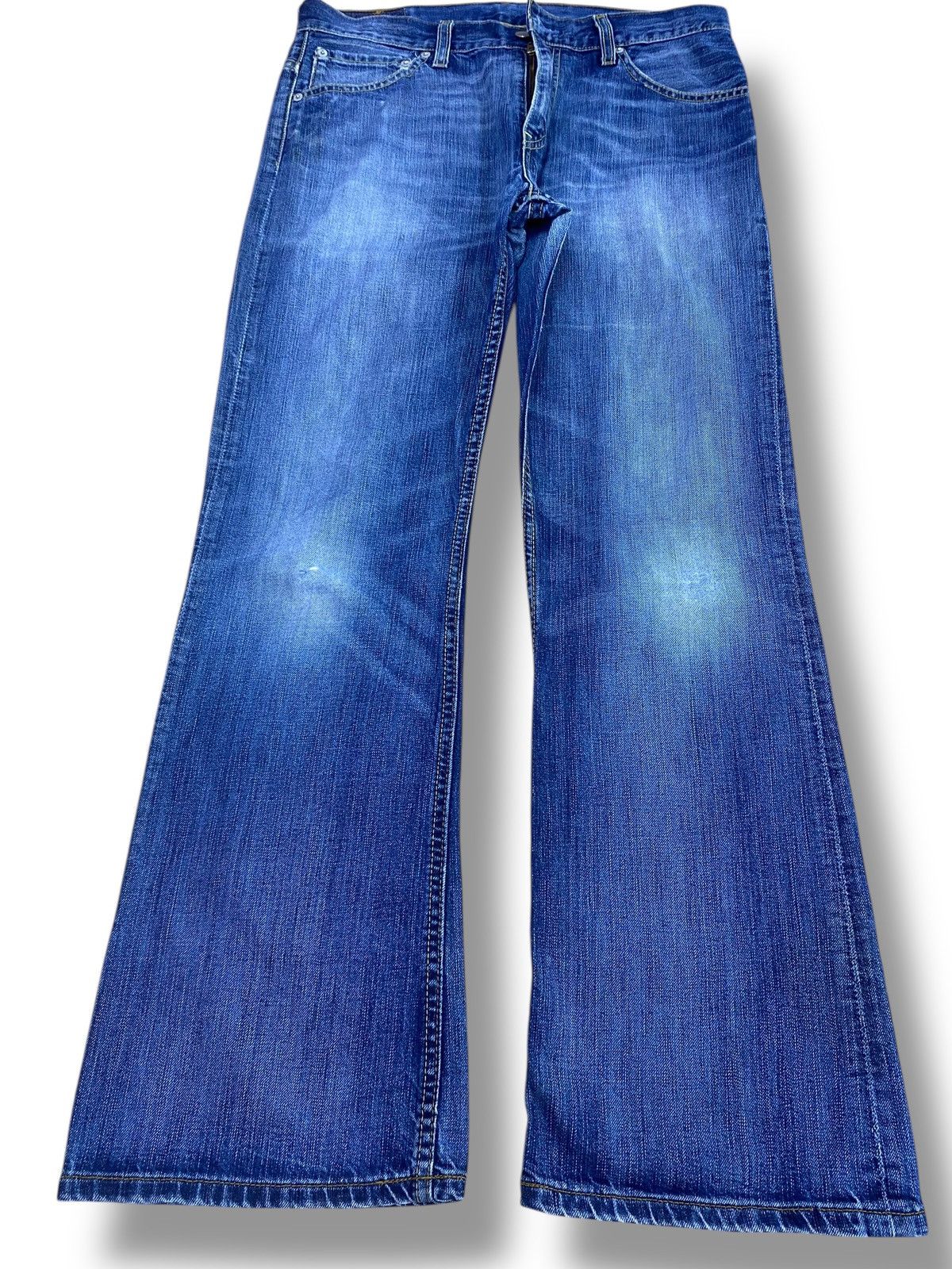 Levi's Levi’s Faded Blue Wash Style Bootcut Jeans Size US 33 - 1 Thumbnail