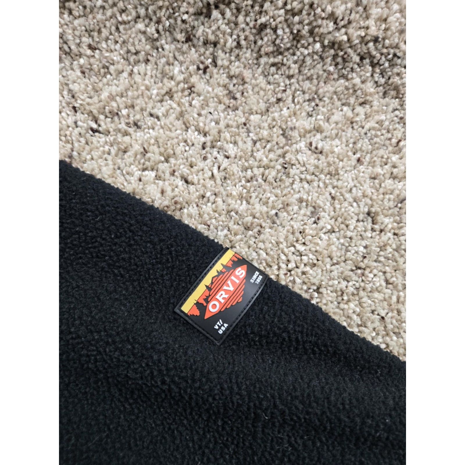 Orvis Orvis Fleece Jacket Mens S Black Full Zip Stand Collar Pockets Outdoor Bomber Jacket Polyester Zip Size US S / EU 44-46 / 1 - 3 Thumbnail