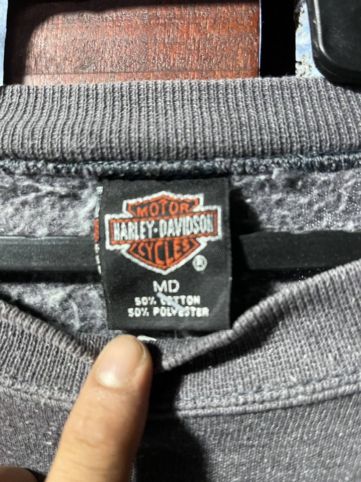 Harley Davidson × Vintage Vintage Harley Davidson Sweatshirt Size US M / EU 48-50 / 2 - 8 Thumbnail