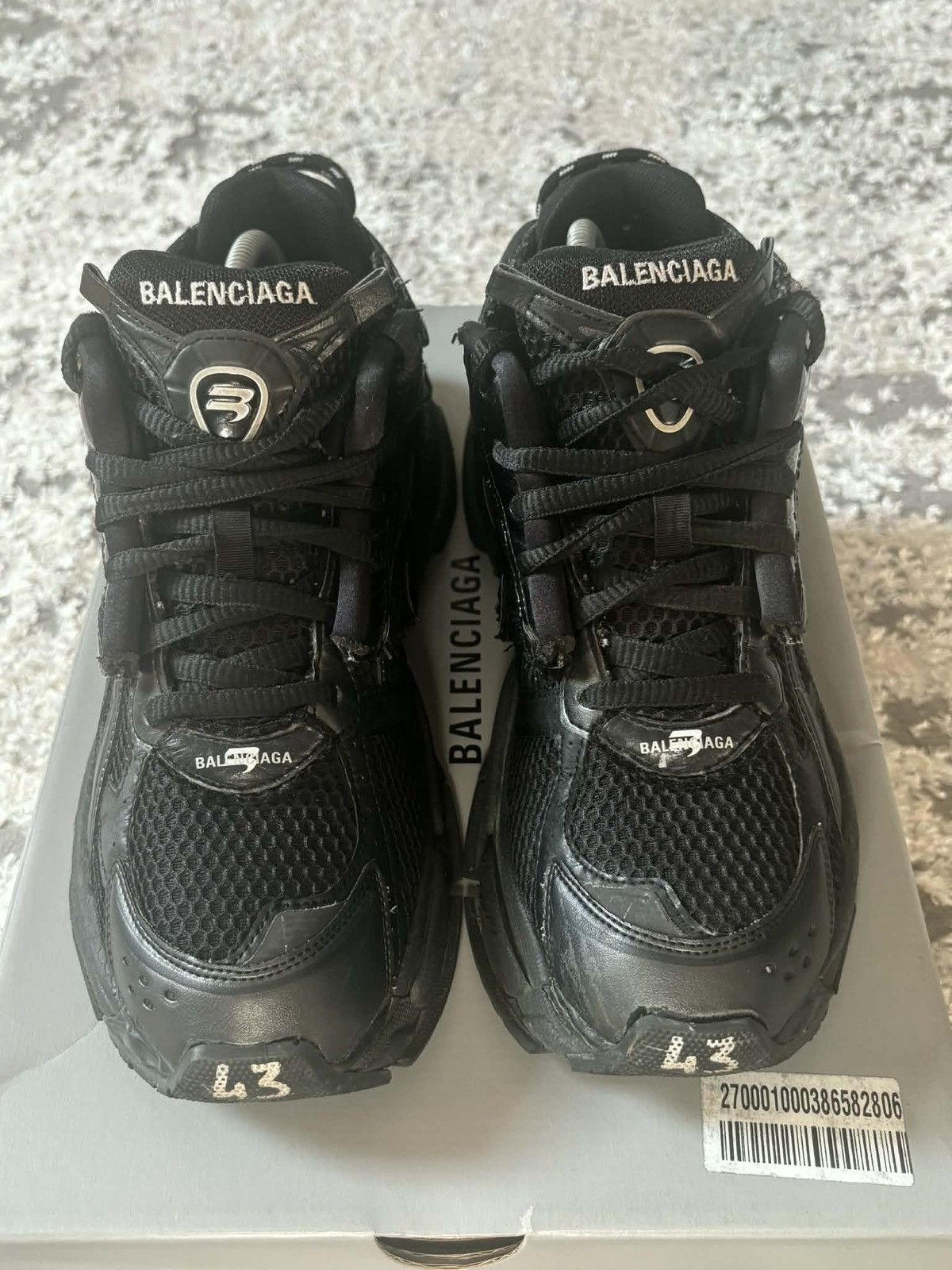 Balenciaga Balenciaga Runner Black 43 US 10 Size US 10 / EU 43 - 2 Thumbnail