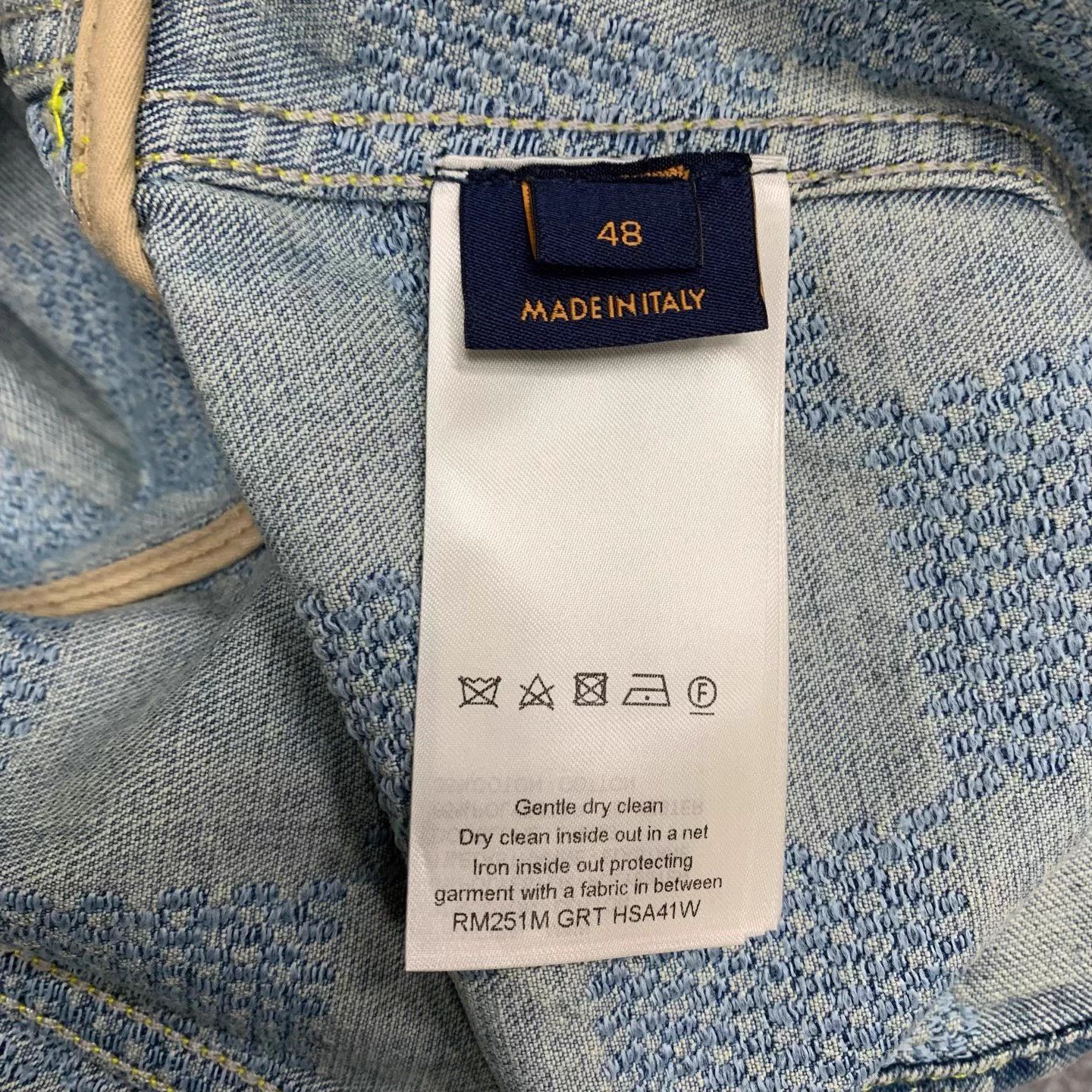 Louis Vuitton Louis Vuitton Damier Denim Jacket 98 New Size US M / EU 48-50 / 2 - 7 Thumbnail