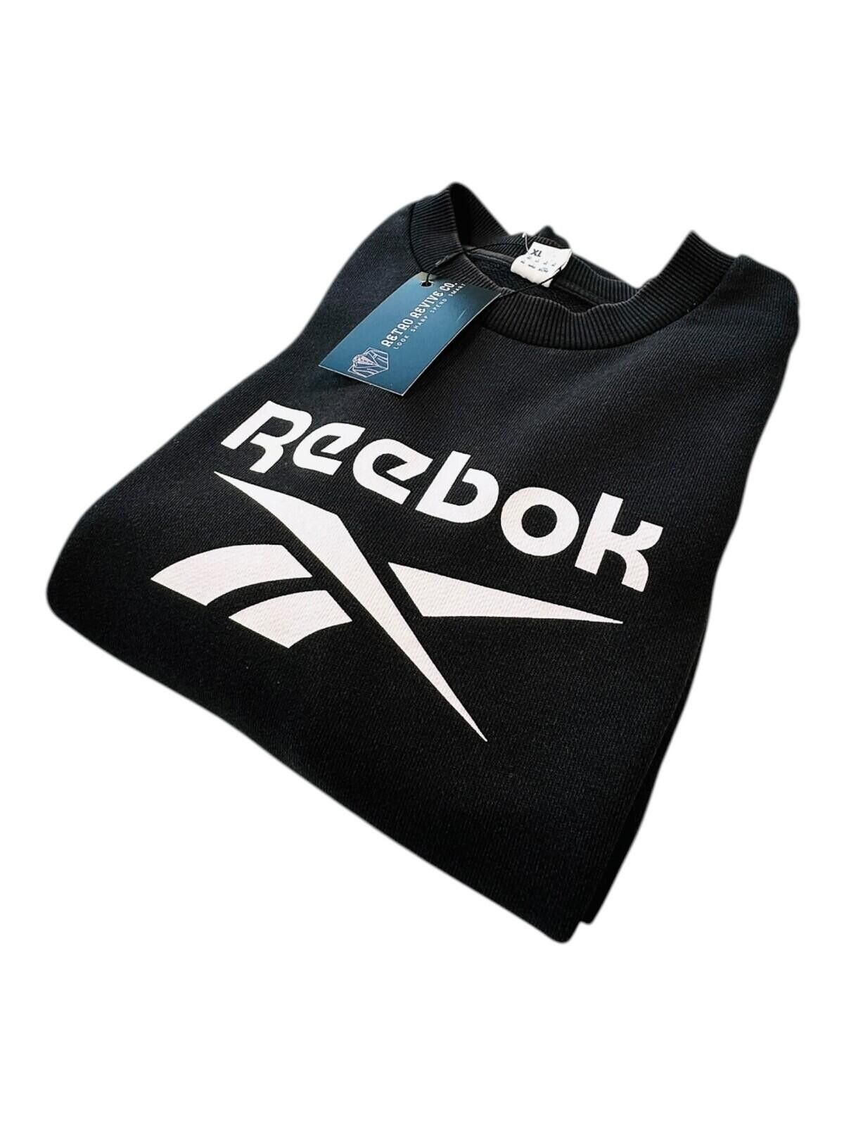 Reebok Reebok Jumper Men's UK Size XL Black Graphic Print Size US XL / EU 56 / 4 - 1 Thumbnail