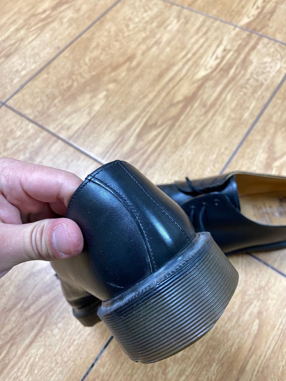 Dr. Martens 1980s Doc Martens Leather Derby Made In England Size US 9 / EU 42 - 14 Thumbnail