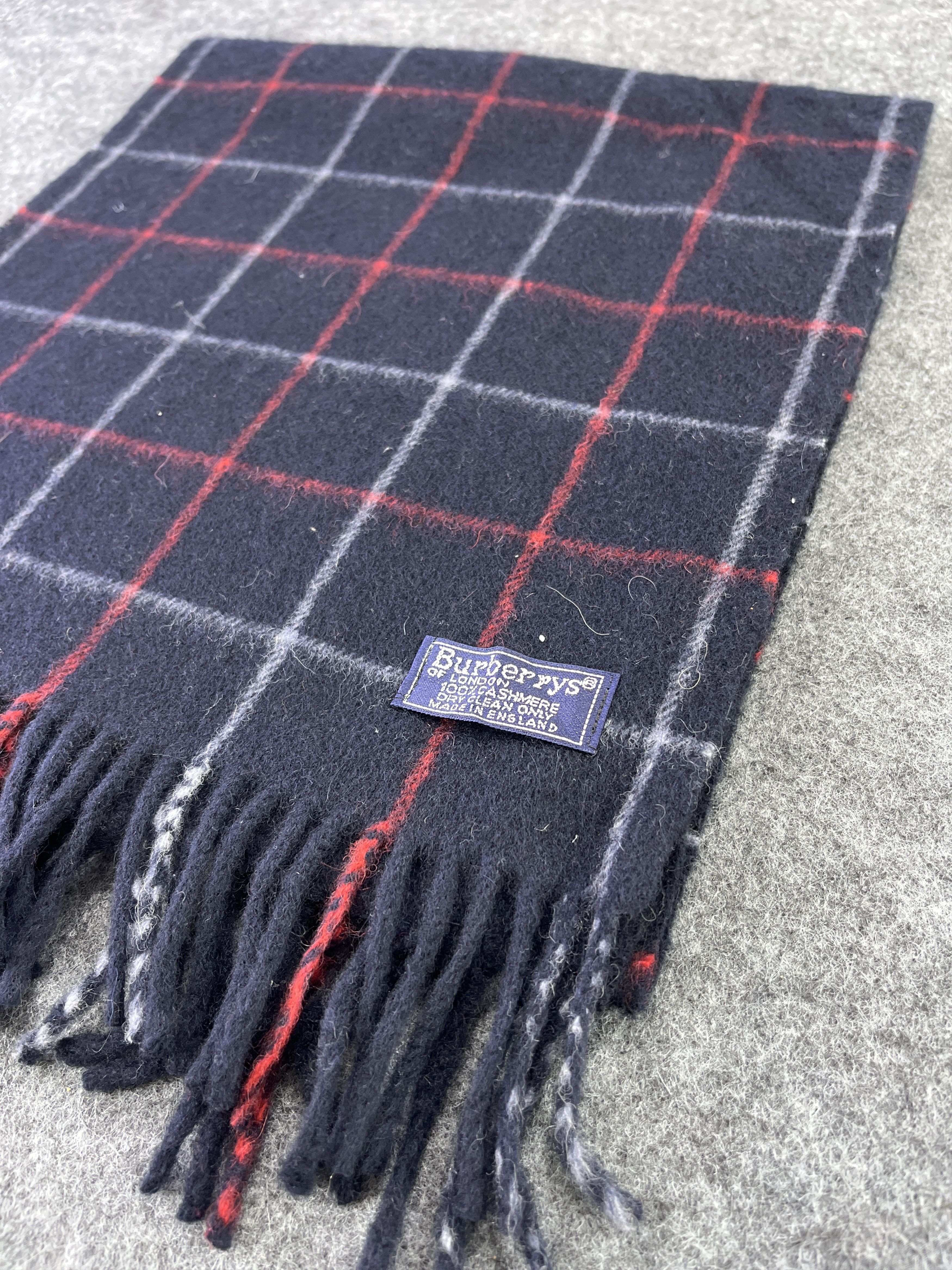 Burberry × Vintage Burberry Scarf / Muffler / Neckwear T151 Size ONE SIZE - 7 Thumbnail