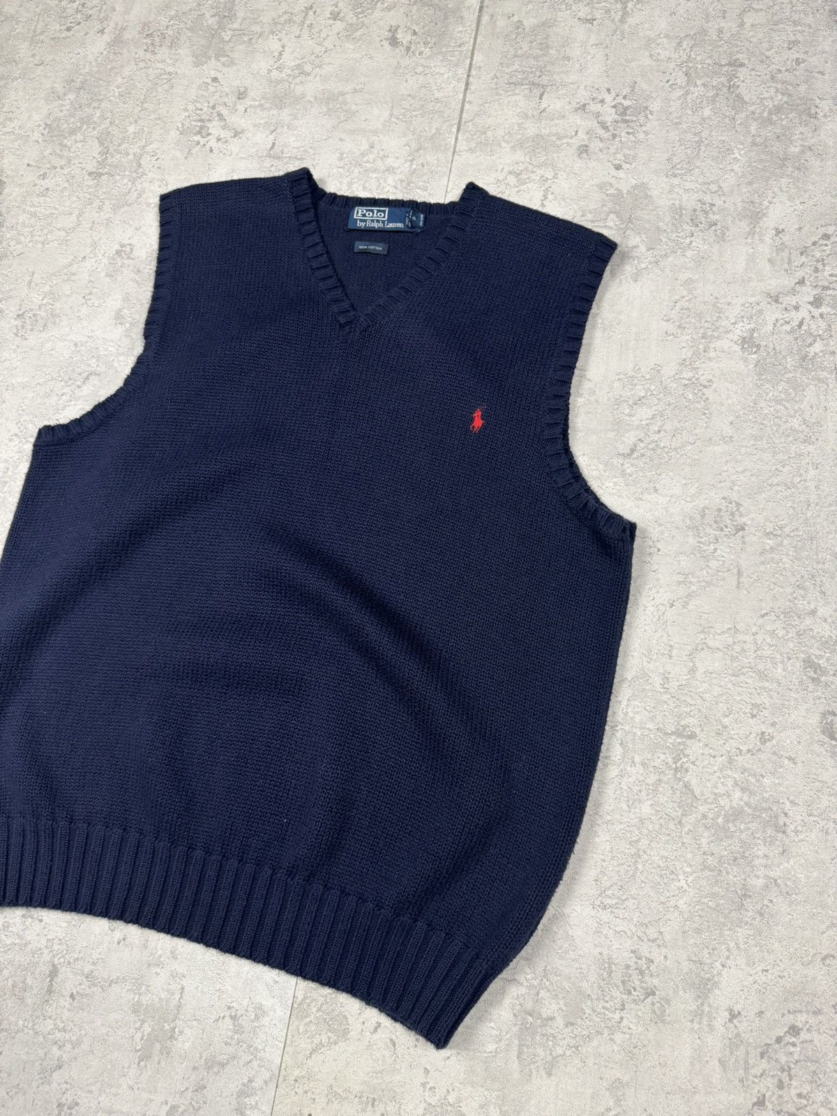 Polo Ralph Lauren Vintage Polo Ralph Lauren y2k Cottone Vest Size L Size US L / EU 52-54 / 3 - 3 Thumbnail