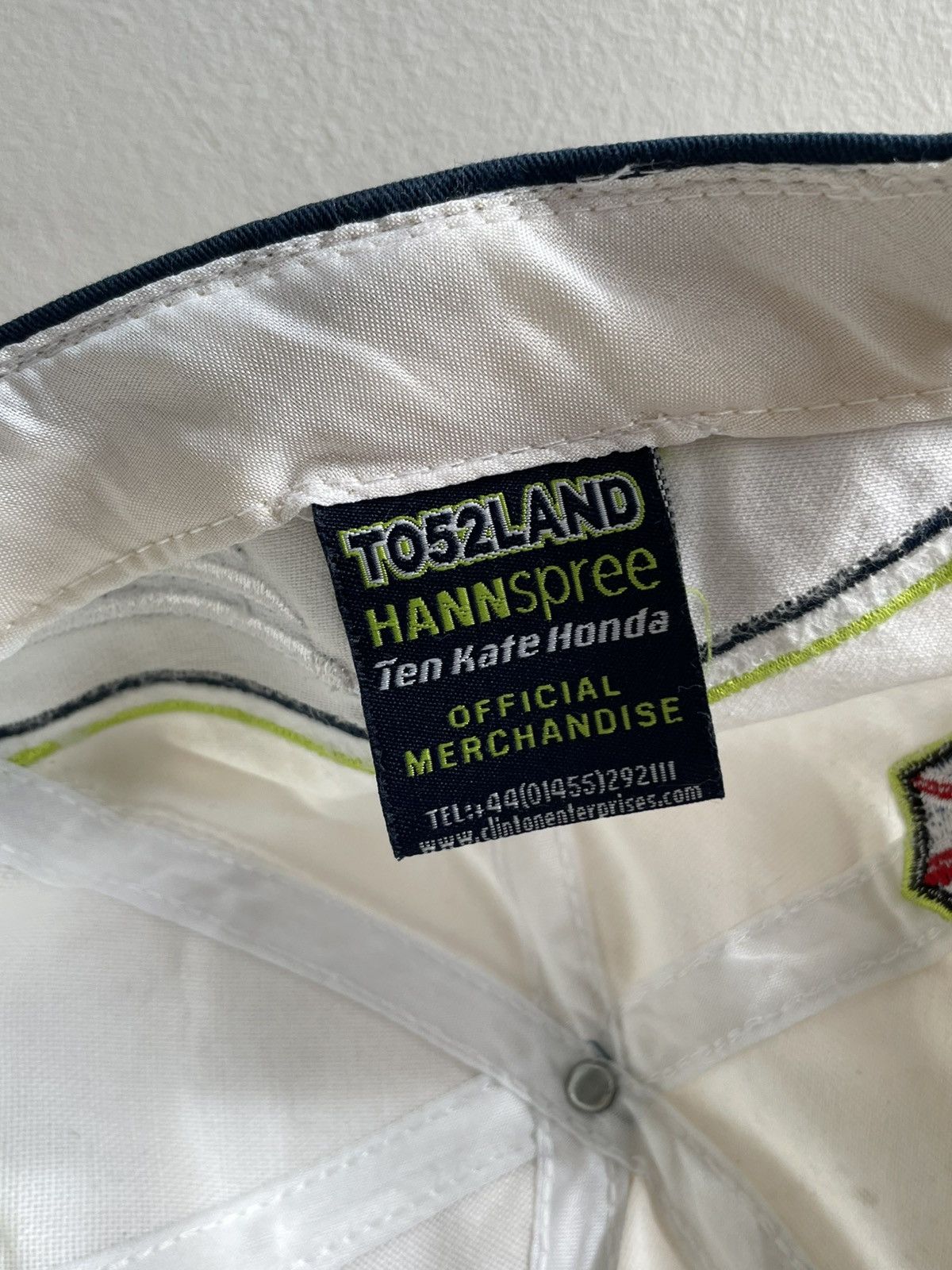 Formula 1 × Honda × Vintage Vintage Honda James Toseland Racing F1 Formula One Hat Cap Size ONE SIZE - 13 Thumbnail