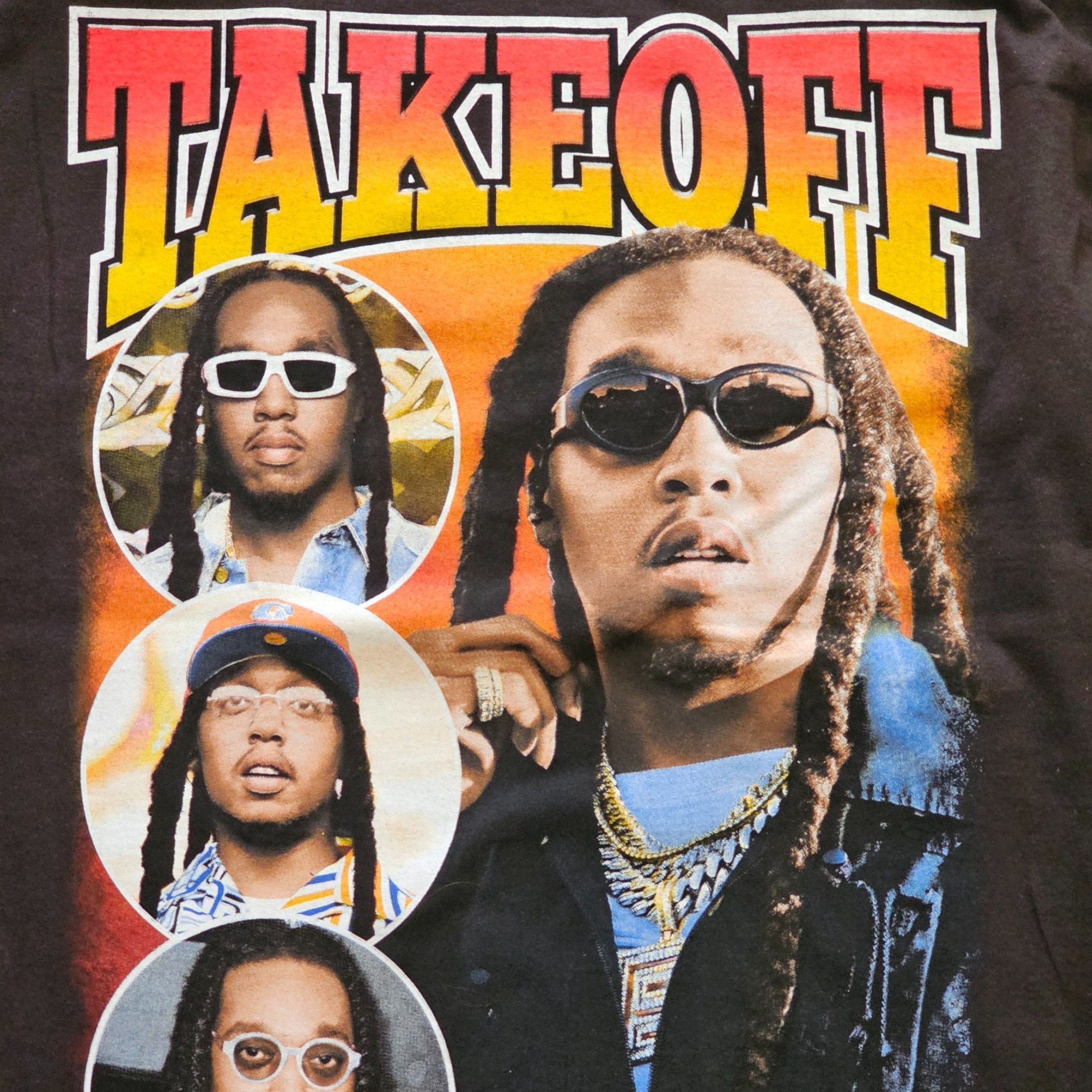 Vintage Takeoff Rapper T-shirt - black - XL Size US XL / EU 56 / 4 - 2 Thumbnail