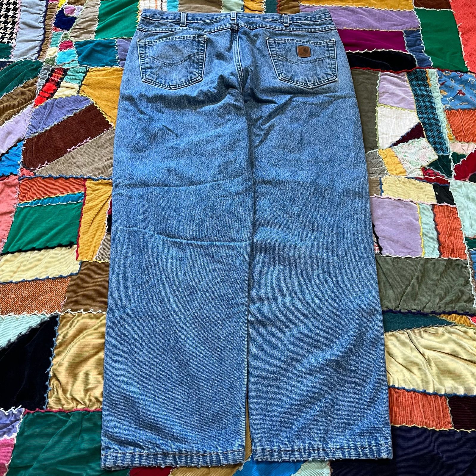 Carhartt Carhartt Detroit Style Blanket Lined Blue Jeans 38Wx30L Size US 38 / EU 54 - 1 Thumbnail